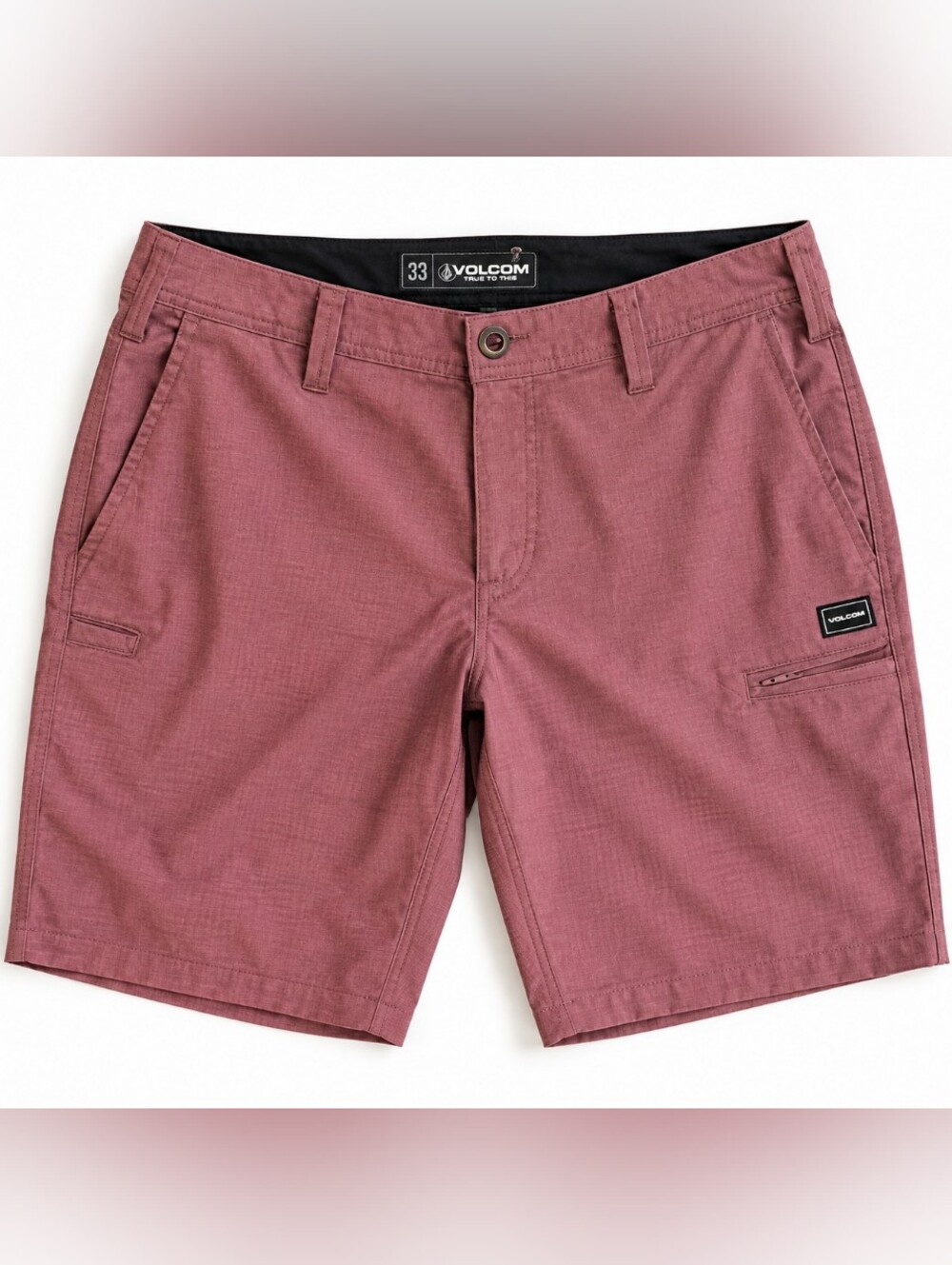 Volcom Men's Mauve Stretch Casual Shorts